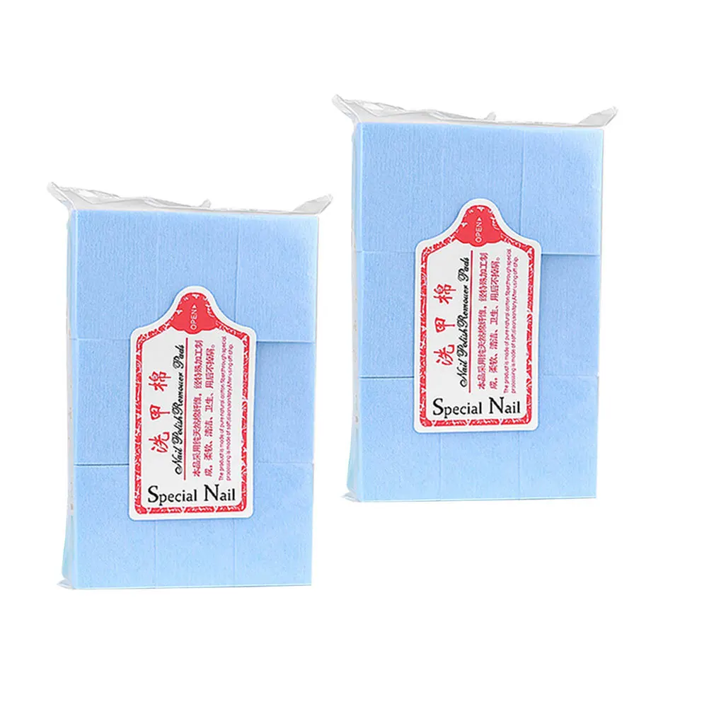 2Sets Nagellack Entferner Pads Einweg Saugfähige Starke Nagel Reinigung Pads Maniküre Pediküre Hause Salon Verwenden