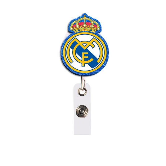 Hotselling Sports Designs Work Card Holder Work Name Badge Holder with Keychains Student Id Card Lanyard Holder Accessories