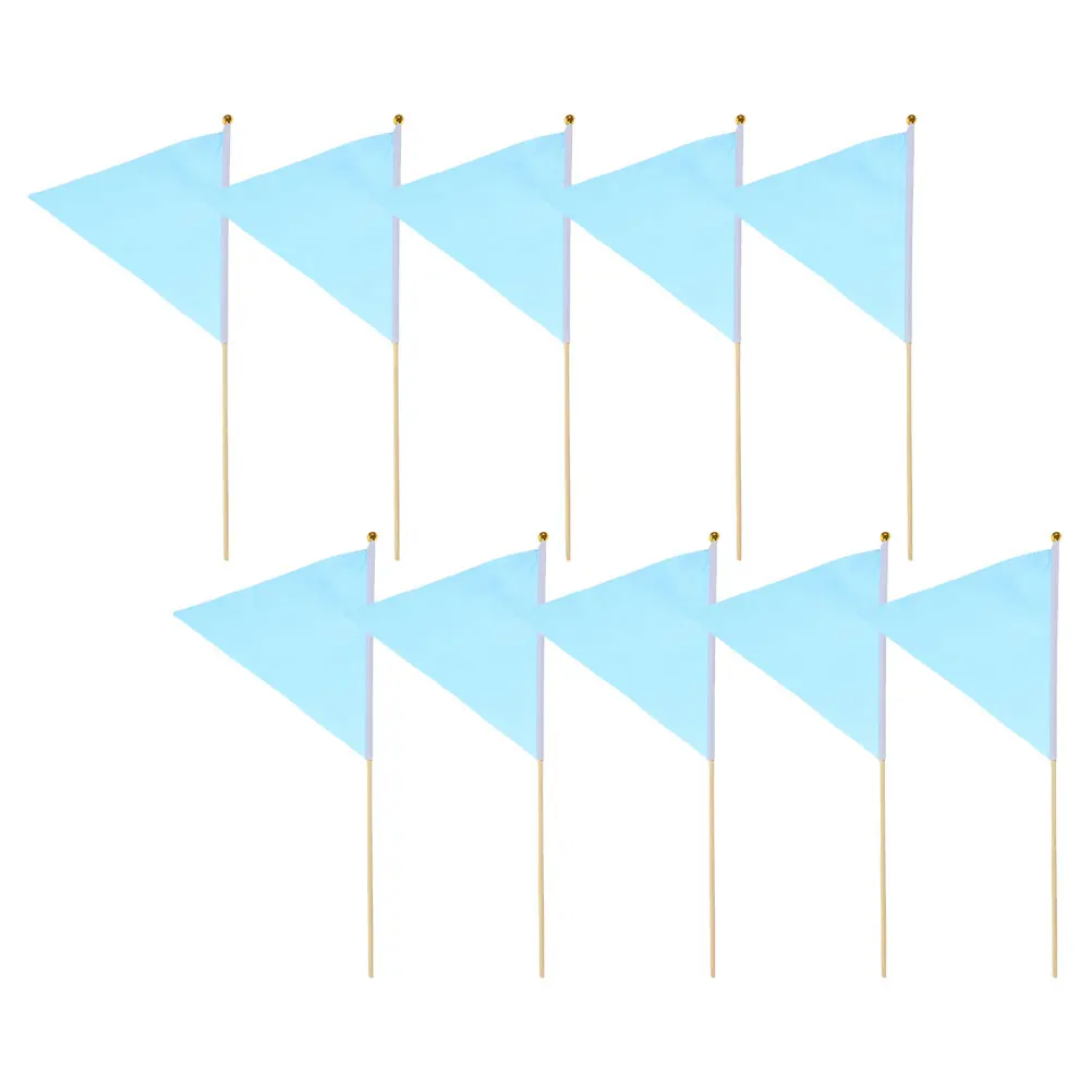 

Colorful Triangular Marking Flags 10Pcs Lawn Sprinkler Flags for Yard Identification Gardening