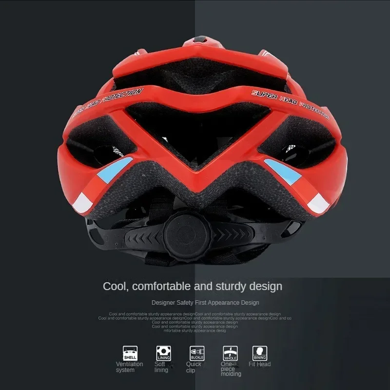 Bicycle Helmet Men\'s Mountain Road Bike Folding Balance Bicycle Roller Skating Safety Helmet Hat Cycling Gear Handsome Flying