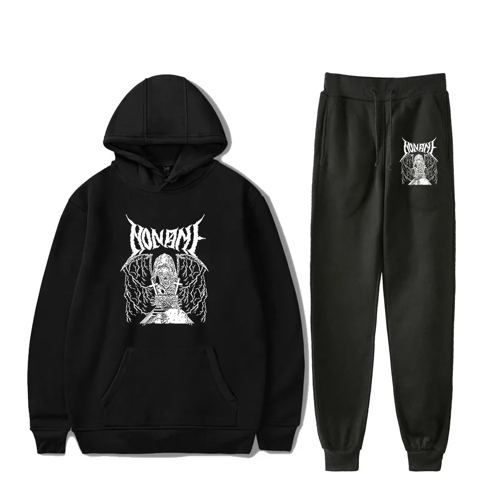 Jake Webber No Name Merch Tracksuit Sets Men Casual Hoodies Sweatshirt+Sweatpants 2 Piece Set Fashion Streetwear Clothes