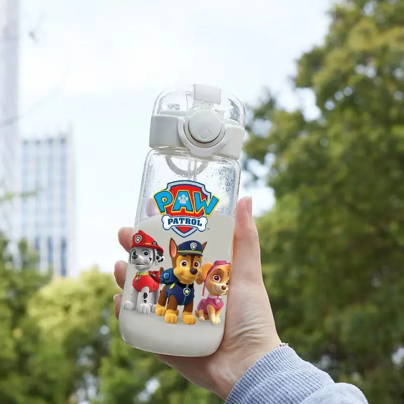 باو باترول 400 مللي كوب ماء مارشال تشيس في الهواء الطلق المحمولة الأطفال البلاستيك زجاجات مشروبات كبيرة طالب الرياضة كوب ماء الهدايا