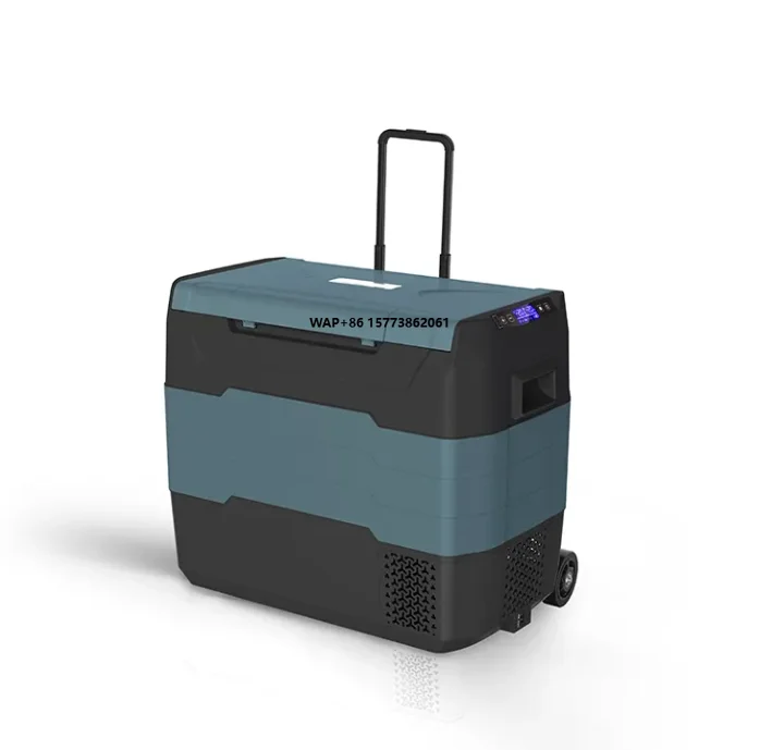 TEG45 40L Dual Control Car Cooler Low AC12~24V Compressor for Outdoor Camping Cars Portable Wheels for Solar Battery