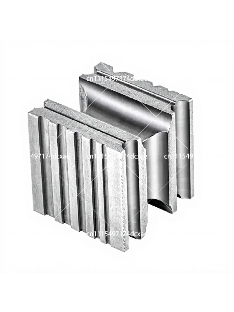 4-Way Steel Forming Block with Half-Round & Square Grooves Jewelry Making Anvil for Rings Bracelets