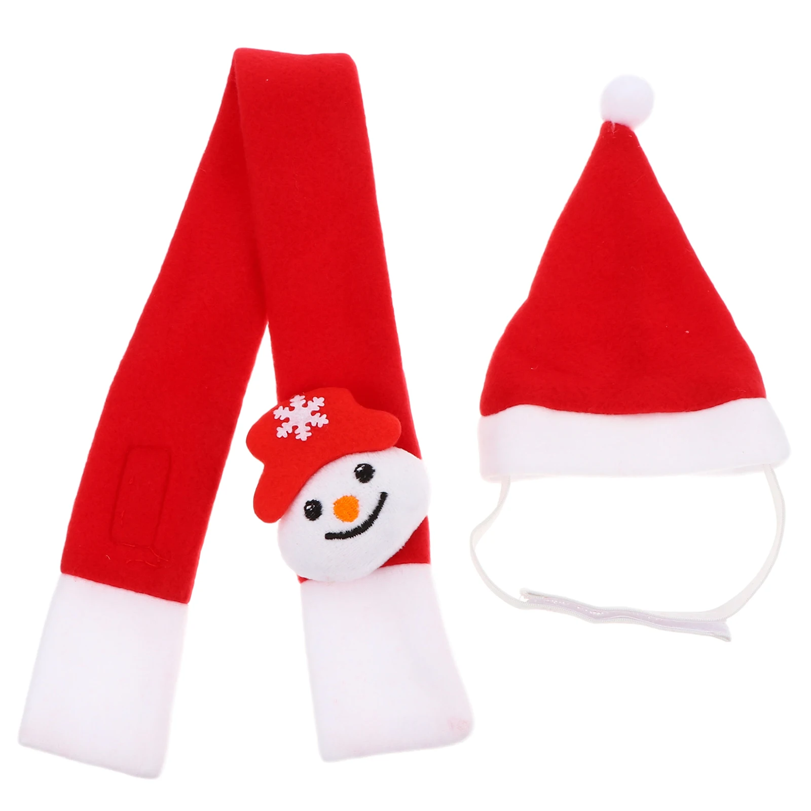 

Pet Hat Christmas Costume Velvet Decor Accessories Reusable Festive Dog Cat Clothes Cosplay Prop Soft Comfortable Present