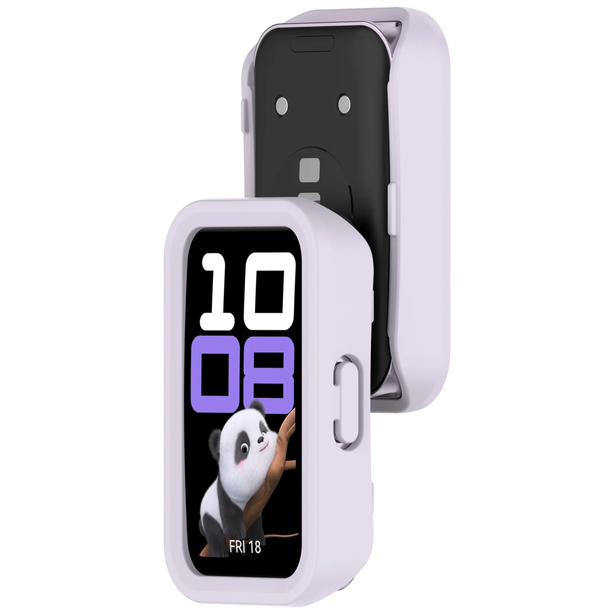 Case For HUAWEI Band 10/9/8 PC Bumper Half Protective Case Scratch Resistant Protective Frame Edge Cover