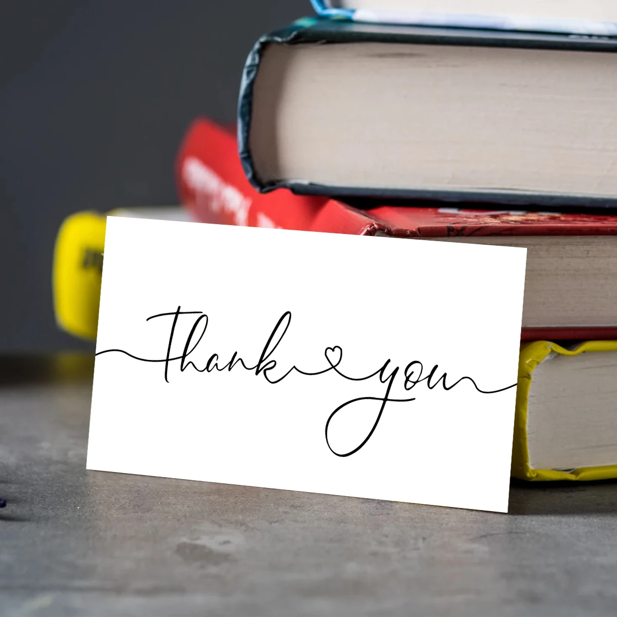 50pcs Simple Thank You Cards For Supporting Your Order Small Business Shop Cards Supplies,Goods Follow Card Gift Packaging Decor view 5