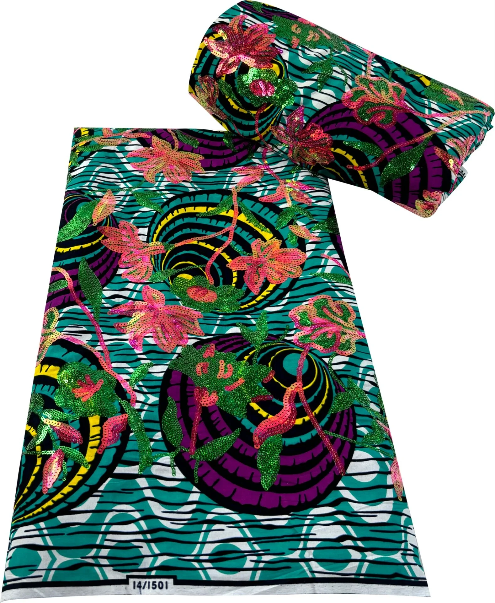 Robe africaine en tissu imprimé Ankara et Nigeria pour fête de mariage, avec paillettes brodées en cire, mise en garde, Y7, 2024