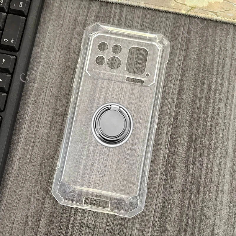 ل Doogee S200 ماكس S200Max 2025 6.72 "الخلفي حلقة حامل قوس غطاء الهاتف بولي TPU لينة غطاء من السيليكون على DoogeeS200Max #2