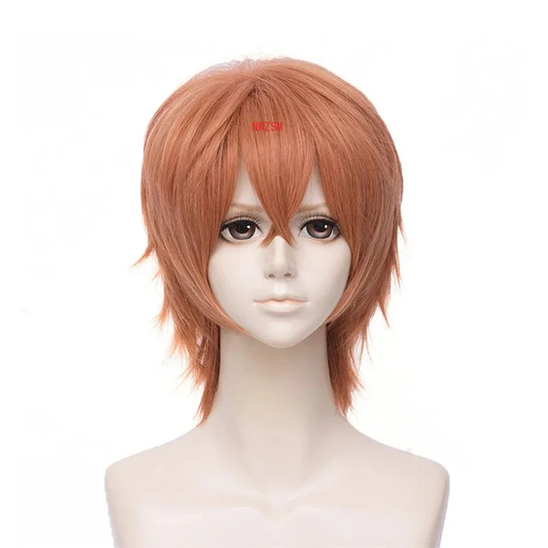 Kostum Cosplay Wig Pendek Anime GIVEN Sato Mafuyu Rambut Sintetis Tahan Panas Wig Pesta Halloween Pria Wanita