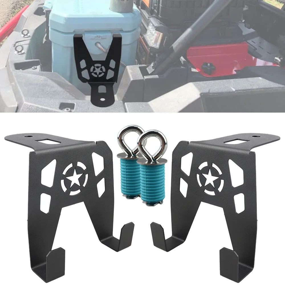 

UTV Cooler Mounting Brackets with Anchors for Polaris RZR XP Turbo Cooler Fixing Bracket Kits utv accessories