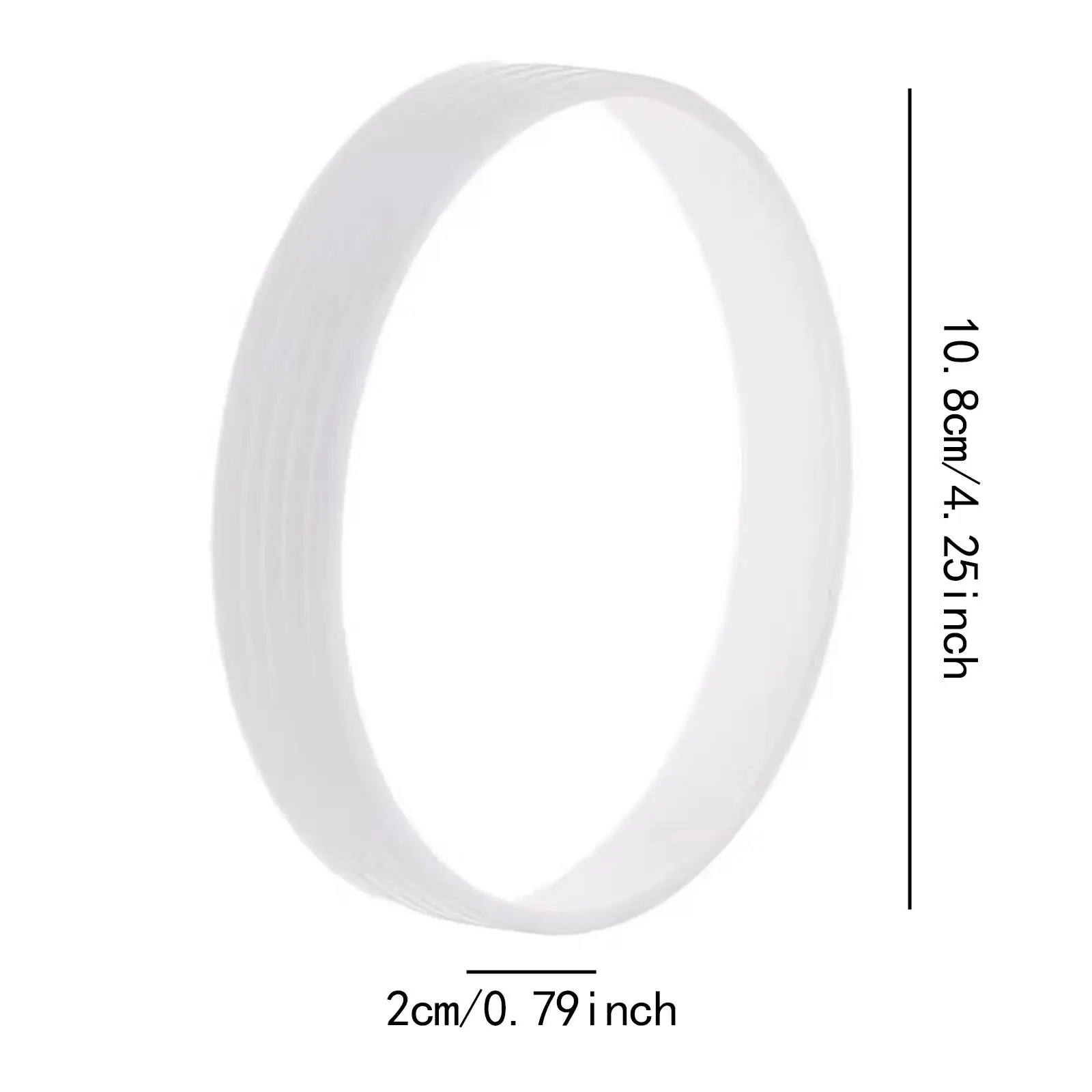Golf Course Accessories Green Hole Cup Ring Durable White PP Gadgets for Professional Golf Supplies
