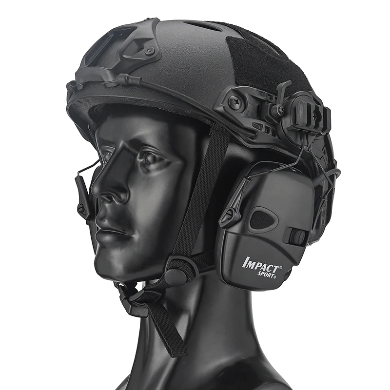 オリジナル屋外戦術電子射撃イヤーマフアウトドアスポーツアンチノイズヘッドセット衝撃音増幅聴覚