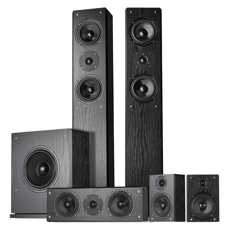 2022 Home Used 5.1CH Home Theater Speaker System with Amplifier & Passive Speaker SP-6360