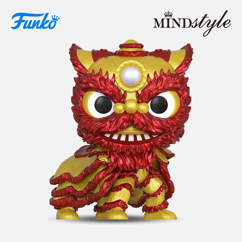 Funko Pop Asia- Lion Dance Decoration Figurine Lion Head Dance Lion Doll National Fashion Creative Gift Decoration Toy Gift