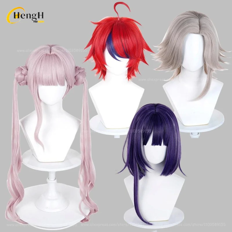 

In Stock Game Tsukumo Kako Aotsuki Eito Sumino Takumi Tsukumo Ima Cosplay Anime Wigs Heat Resistant Synthetic Hair Party Wigs