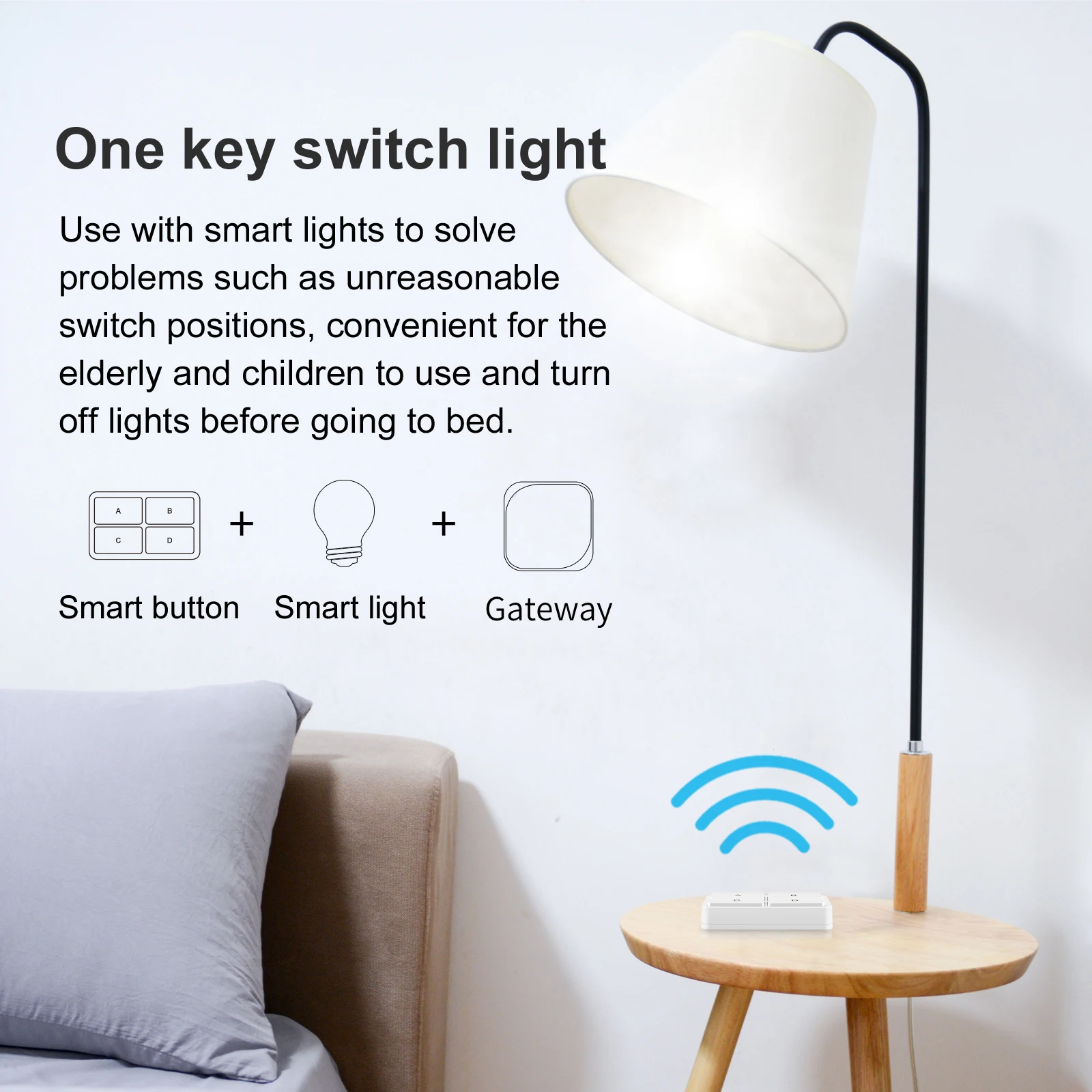 Tuya Zigbee Smart Scene Switch Button 4 Gang 12 Scene Smart Home Scene Switch Button Support Smart Life App Need Zigbee Gateway