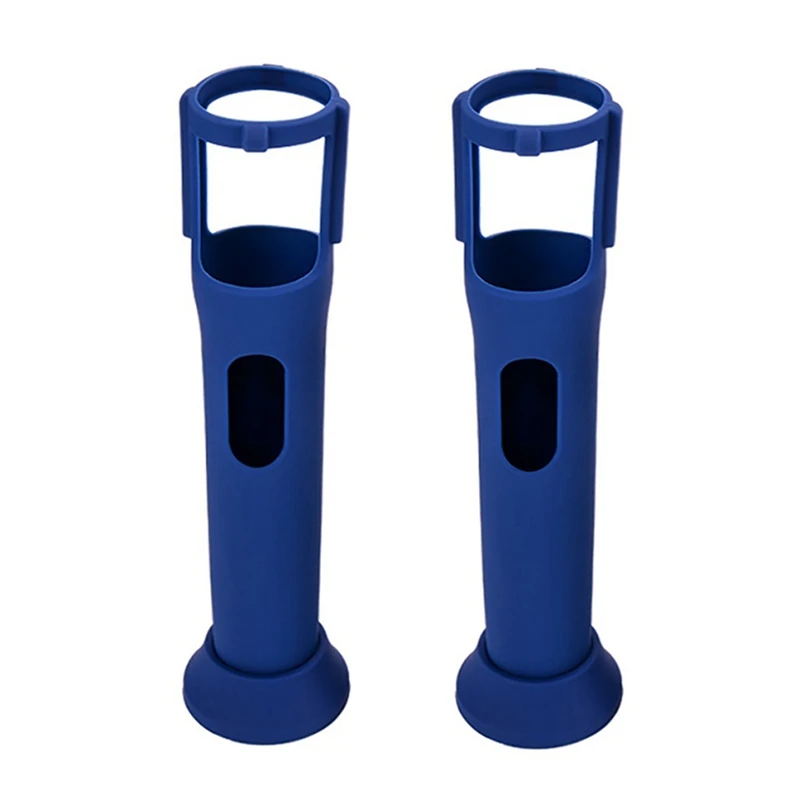 2Pcs Silicone Case For JBL Partybox Wireless Microphone Anti-Rolling Protective Case With Base Microphone Case-A36G