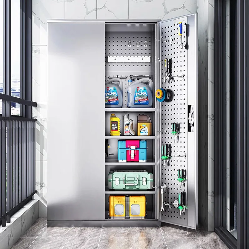 

Tool Cart with Drawer Accessories Storage Cabinet Thickened Iron Locker for Workshop