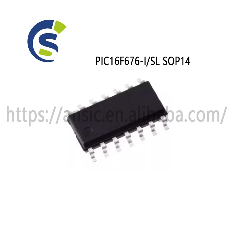 200PCS PIC16F676-I/SL SOP14 SMT microcontroller chip