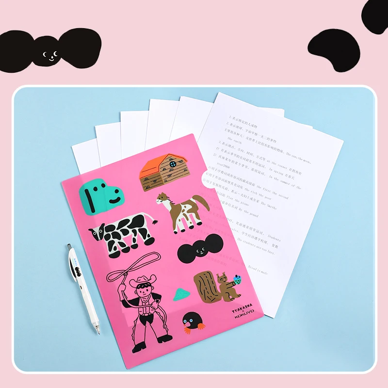 KOKUYO – dossier A4 pour fichiers, stockage d\'informations, fournitures de bureau pour étudiants, nouveauté 2022