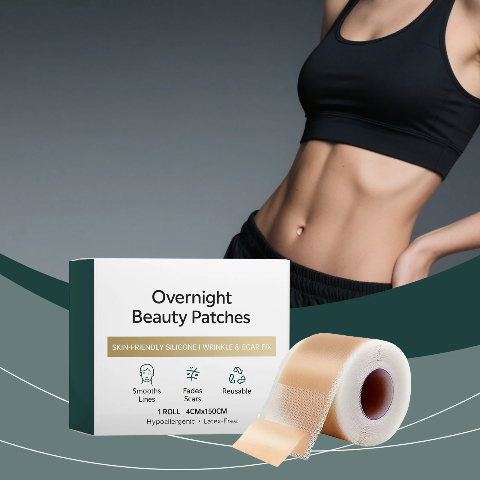 

Silicone Skin Care Patch - Daily Gentle Nourishing Care, Lightweight and Conforming to the Body
