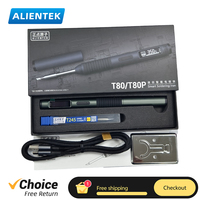 ALIENTEK T80P Soldering Iron PD 100W QC 3.0 Adjustable Constant Temperature Portable T80 T210 Welding Repair Tools