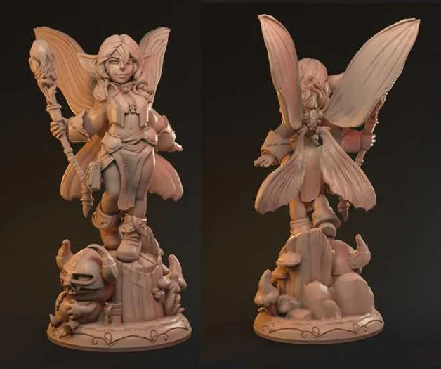 

1/24 65mm 1/18 85mm Resin Model Kits Female Girl Celestial Figure Sculpture Unpainted No Color RW-1003