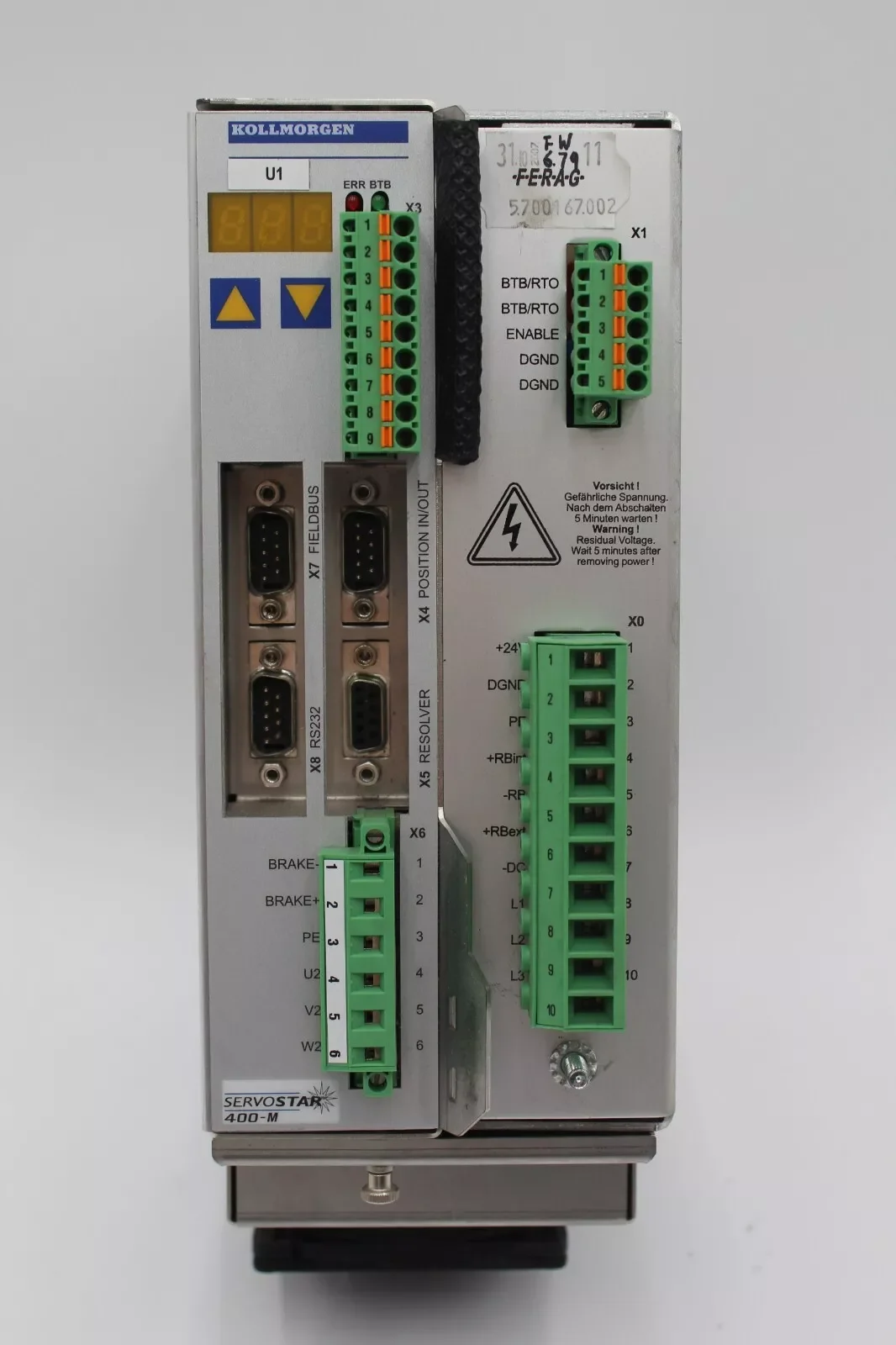 

Kollmorgen S406AM-CA-022 Servo Driver