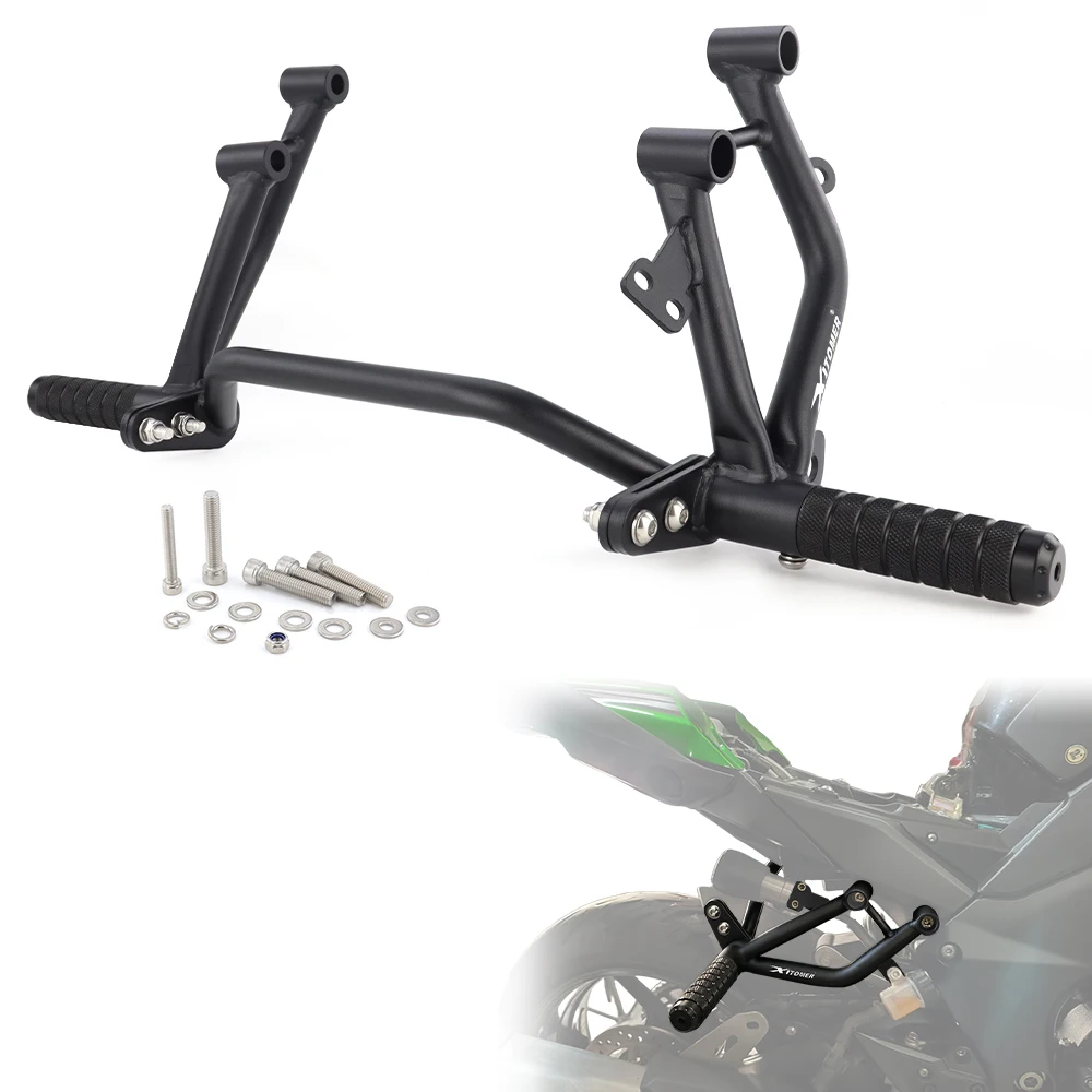 

Для мотоциклов Kawasaki Ninja 1000, Ninja 1000SX, Ninja 1100SX: задние подножки, опорные площадки для трюков, защитные подножки для маневров