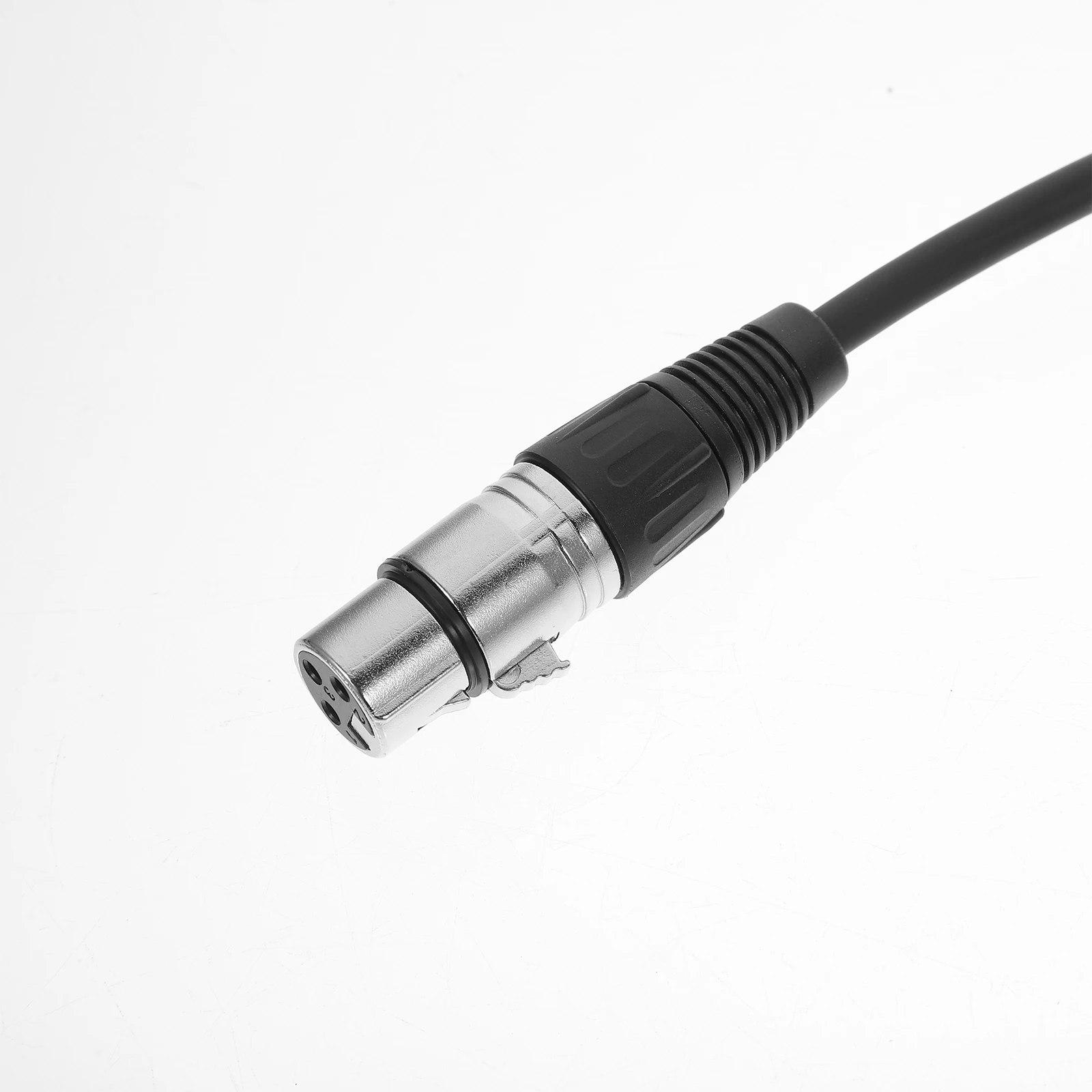 

2 Pcs Microphone Dispenser Cables Practical Audio Converter Zinc Alloy Wire Adapter