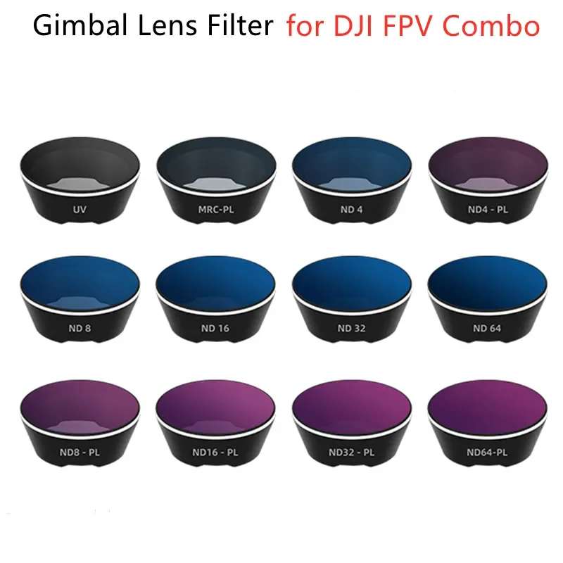 

For DJI FPV Combo UV CPL ND4/8/16/32 Lens Filter Drone Neutral Density Filters Kit Drone Quadcopter Gimbal Camera Accessories