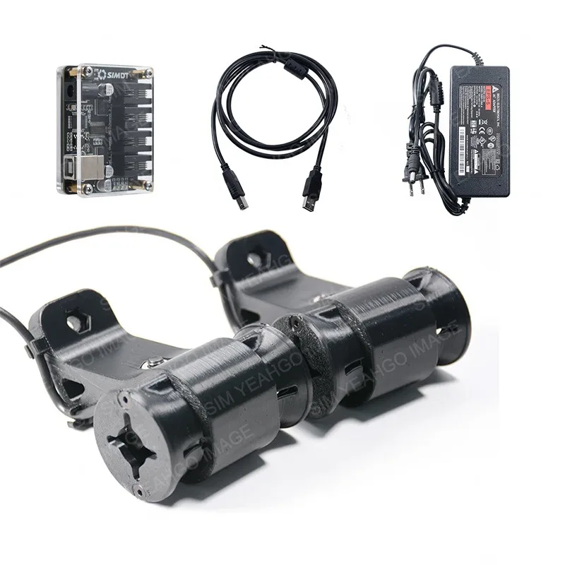 Simulatore di vibrazioni a pedale con feedback Regolazione della forza dinamica per giochi di corse per Logitech G29 Thrustmaster SIMAGIC Fanatec