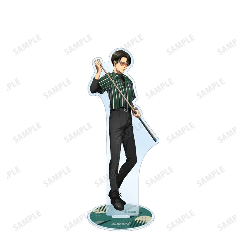 Attack on Titan Eren Levi Hans Erwin Retro Fashion 15CM Acrylic Stand Keychain 2026 New Anime Stand Desk Ornament Gift