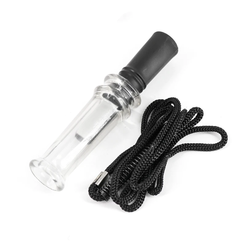 Farm Whistle Plastic Solid Color Hunting Accessories, Bait And Bait Wild Duck Call Portable Black