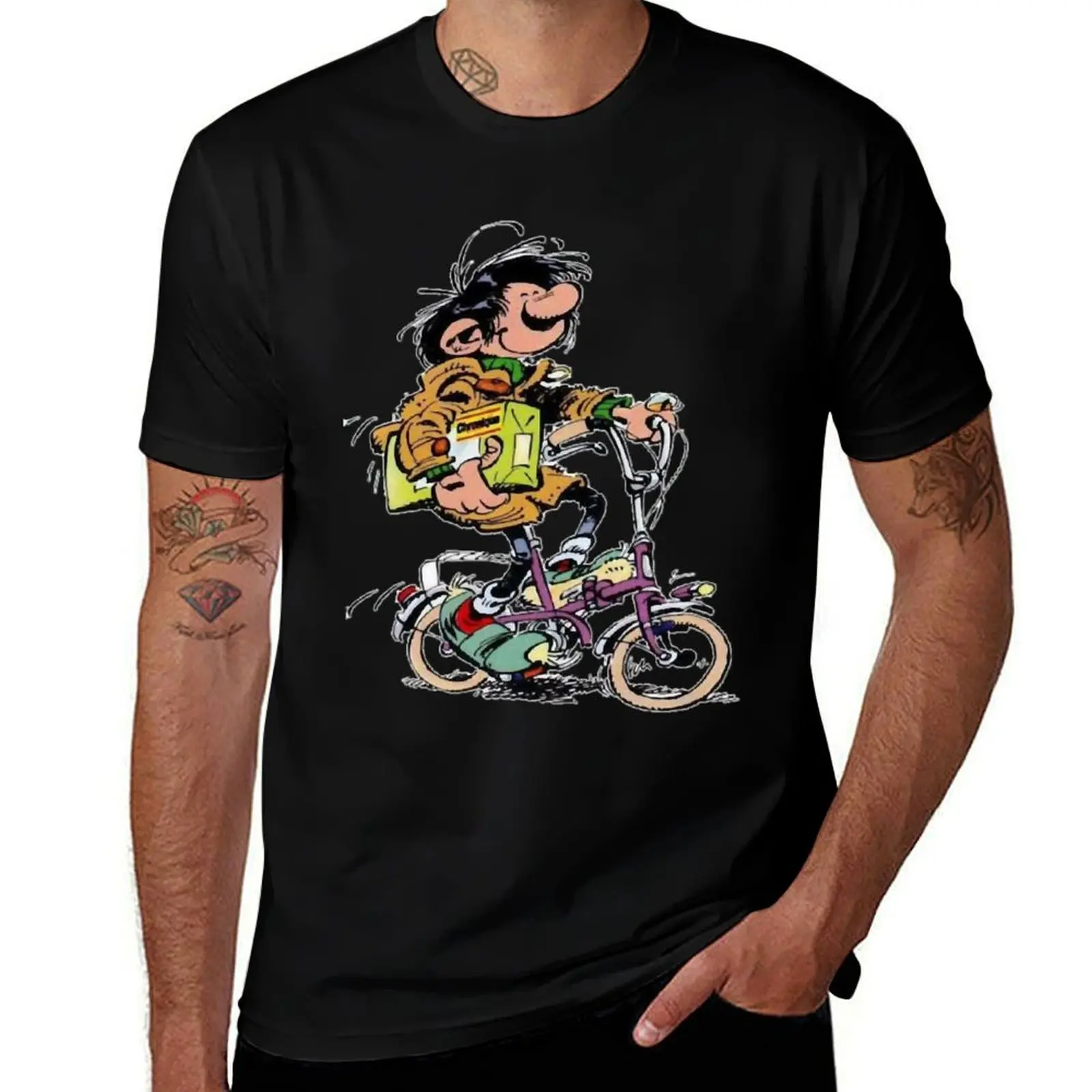 

Funny Gift For Fantasio Spirou Retro Vintage T-Shirt man t shirt cotton high quality t shirts for man pack cotton T-Shirt