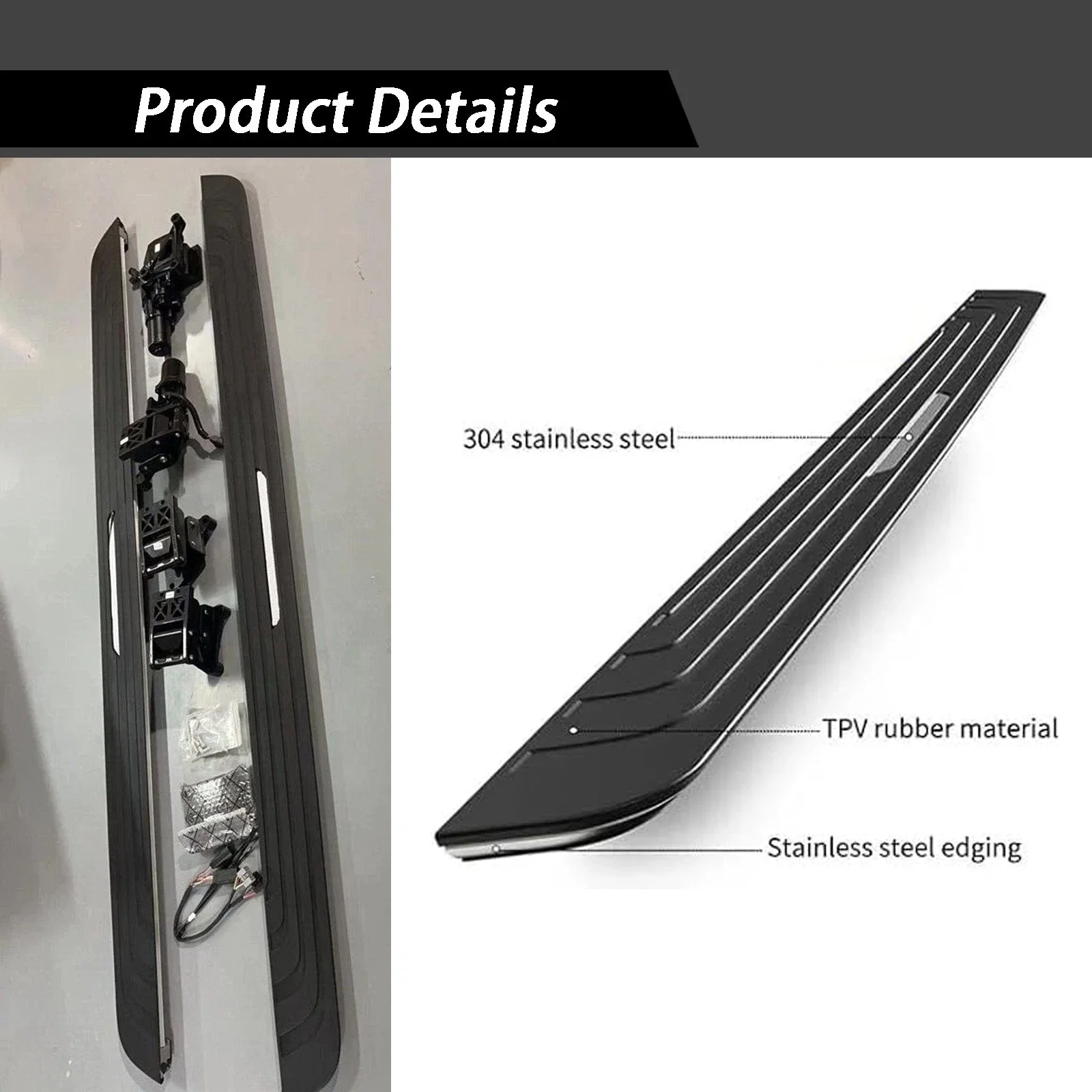 Aluminium Deployable Electric Running Board Fit for Land Rover Range Rover Sport L461 2023-2026 Power Side Steps Side Step Pedal