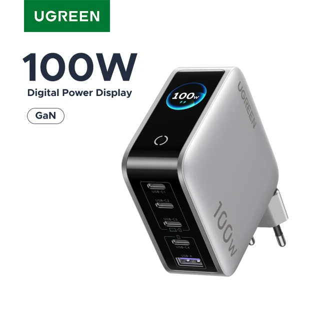 UGREEN 100W GaN Charger With Smart Display