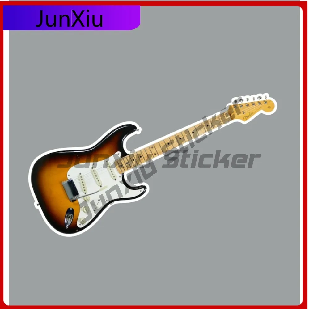 

1957 Guitar Sticker Exterior Accessories Custom Decals Car Stickers Windows Windshield Luggage Suv Camping Accessories For Bumpe