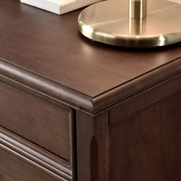 American country solid wood TV cabinet coffee table combination, set TV cabinet, living room furniture floor