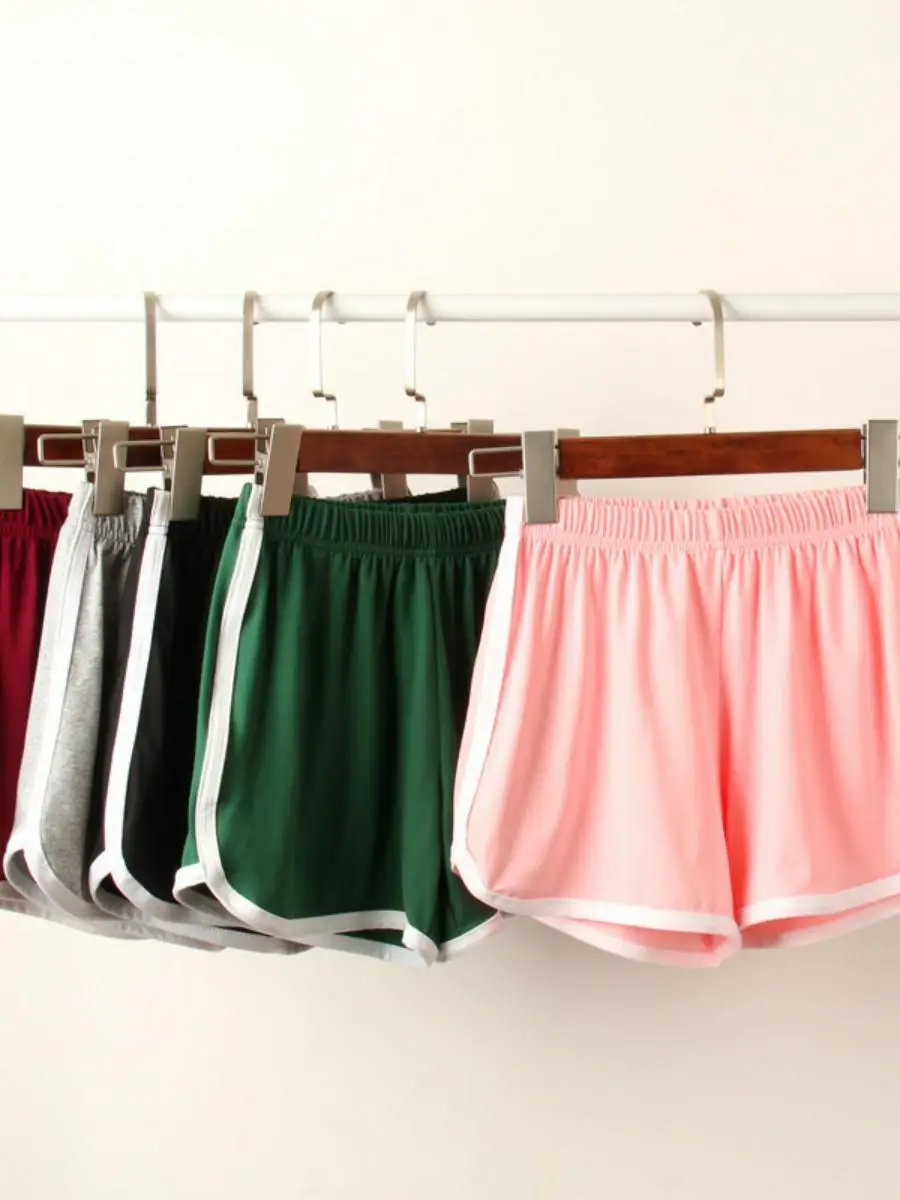 Women's Sporty Summer 2024 Casual Outdoor Shorts Beach Yoga Pants Fashionable Korean Style Three-Quarter Length Candy Colored...