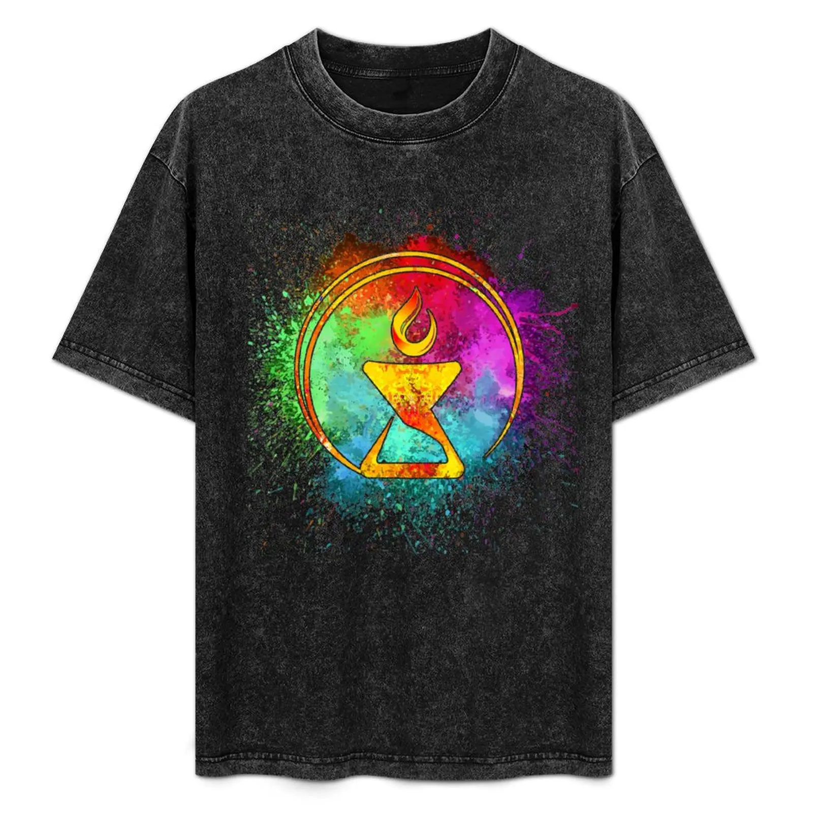 

Cosmic Watercolor Chalice T-Shirt Soft Durable Cotton T-Shirt