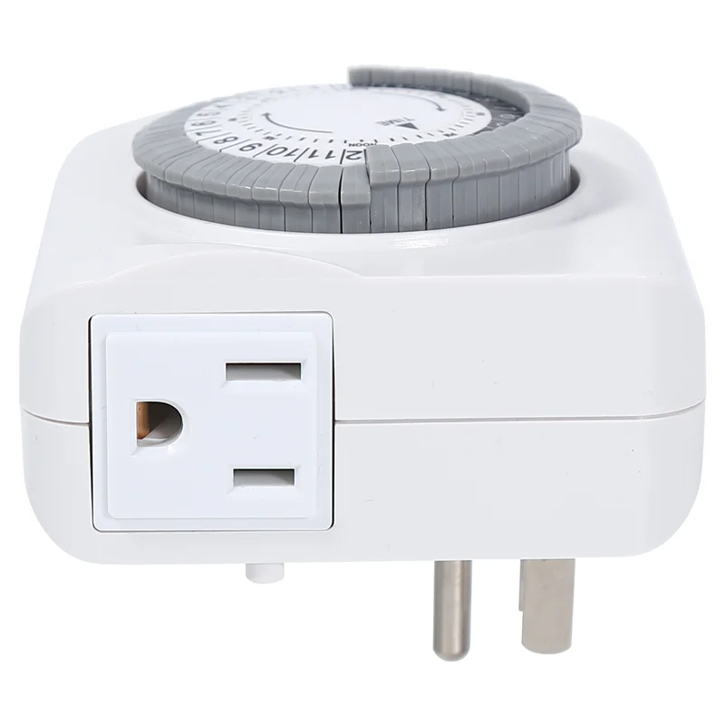 THIVN-Light Timer For Lamps Indoor Plug Timer Plug In Timer For Electrical Outlets 1PCS US Plug