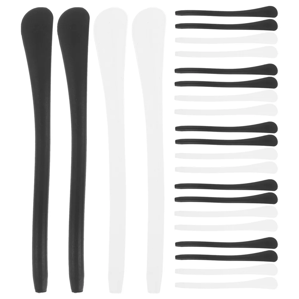

24pcs Anti-Slip Glasses Leg Covers Silicone Eyeglass Ear Grips Temple Tips For Sports Running Swimming Outdoor Retainer Bands