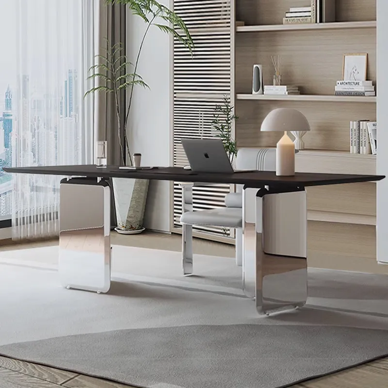 Computer Display Office Desk Minimalist Design Standing Reception Office Desk Nordic Crafts Meuble Bureau Commercial Furniture