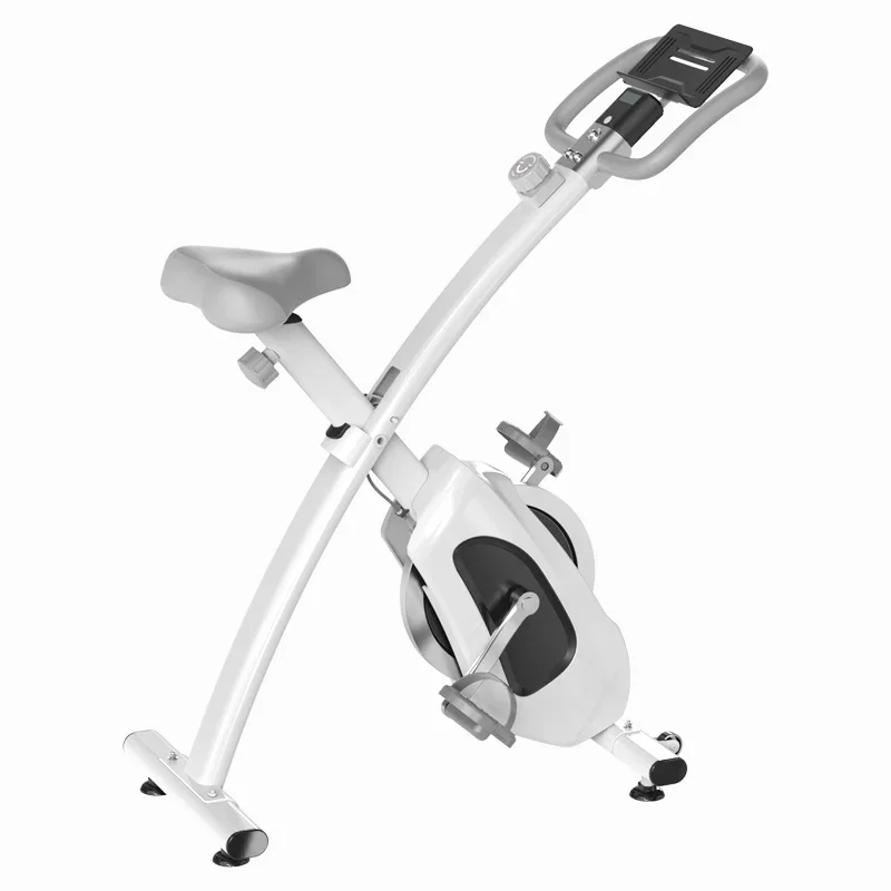 4KG Flywheel Gym Bicycle Exercise Cardio Training Fitness Bike Folding Magnetic X Type Bike Indoor Cycling