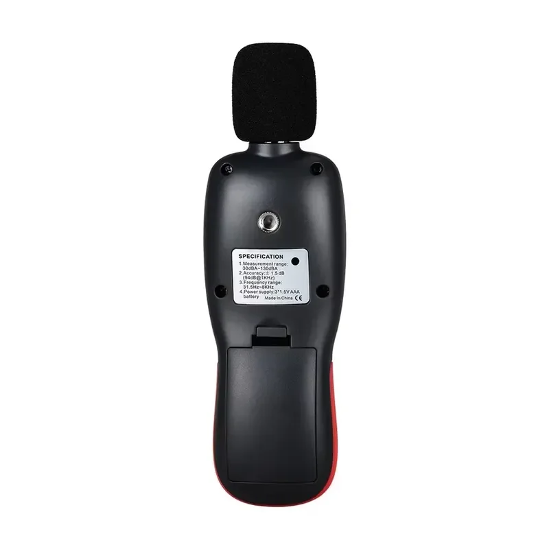 Digital Sound Level Meter 30-130dBA Precise Fast LCD Noise Tester MAX Min Data Hold Backlit Alarm