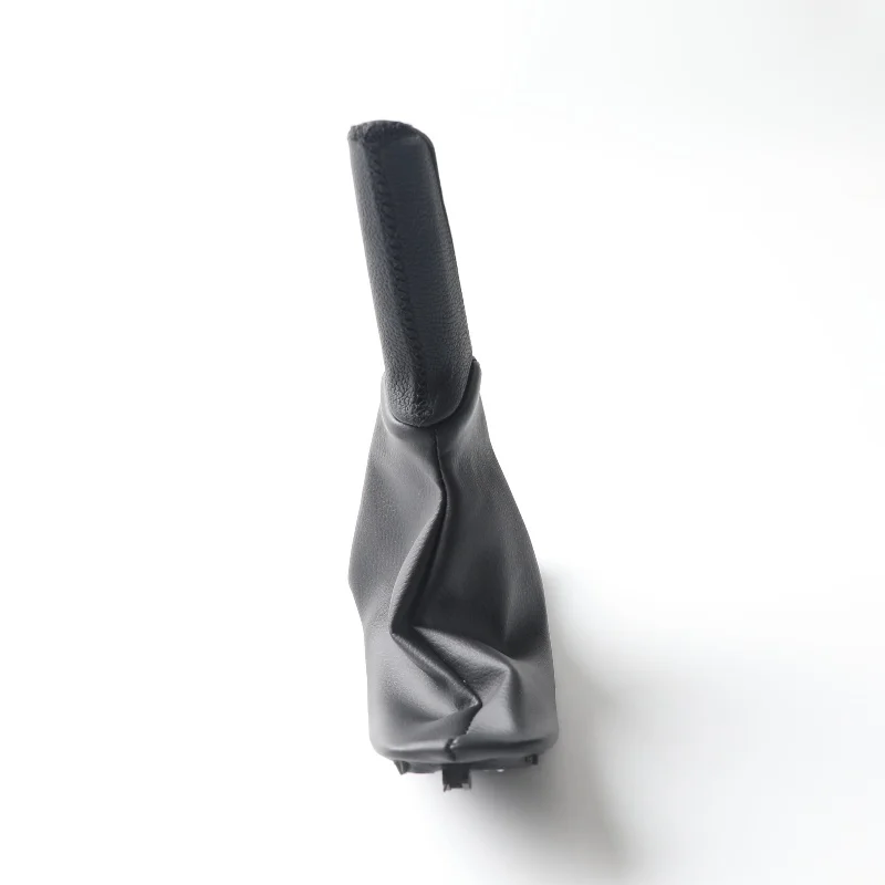 7155622   BMW 3 시리즈 E90 E91 E92 2004-2013용 자동차 핸드브레이크 핸들 가죽 커버