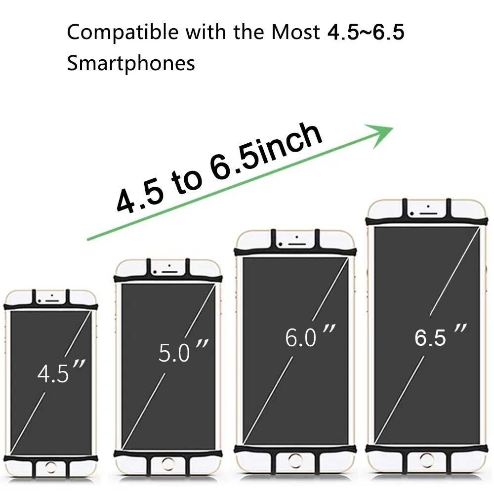 Custodia da polso universale da 4.5-6.5 pollici supporto per telefono per arrampicata su roccia ciclismo palestra corsa sport all'aria aperta per IPhone Xiaomi
