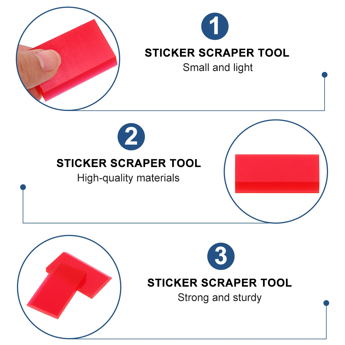 

5pcs Car Film Scraper Tools Flexible Tinting Squeegee Snow Scraper For Glass Sticker Foil Accessories Auto Interior Universal
